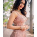 Nabha Natesh Instagram - 🍊🍊🍊🍊 : : Lehanga from @originshyderabad 👗Styled by @impriyankasahajananda💫 Jewellery @kalasha_finejewels 💎 Asst by @sravya_lp Photography @stories_throughthelens 📸