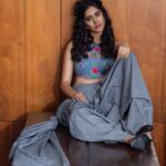 Nabha Natesh Instagram - When saree meets rebel !! : : : : @sandeep.mv