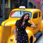 Nabha Natesh Instagram - The one with the yellow cab 🚕