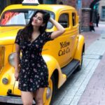 Nabha Natesh Instagram - The one with the yellow cab 🚕
