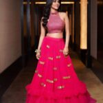 Nabha Natesh Instagram - Heyyyyy!!!! . . . . . For cinemahotsavam Lehenga: @vaishaliagarwal_ Earrings: @amrapalijewels Rings: @izaarajewellery Pic: @abhilash_elaprolu Styled by @officialanahita