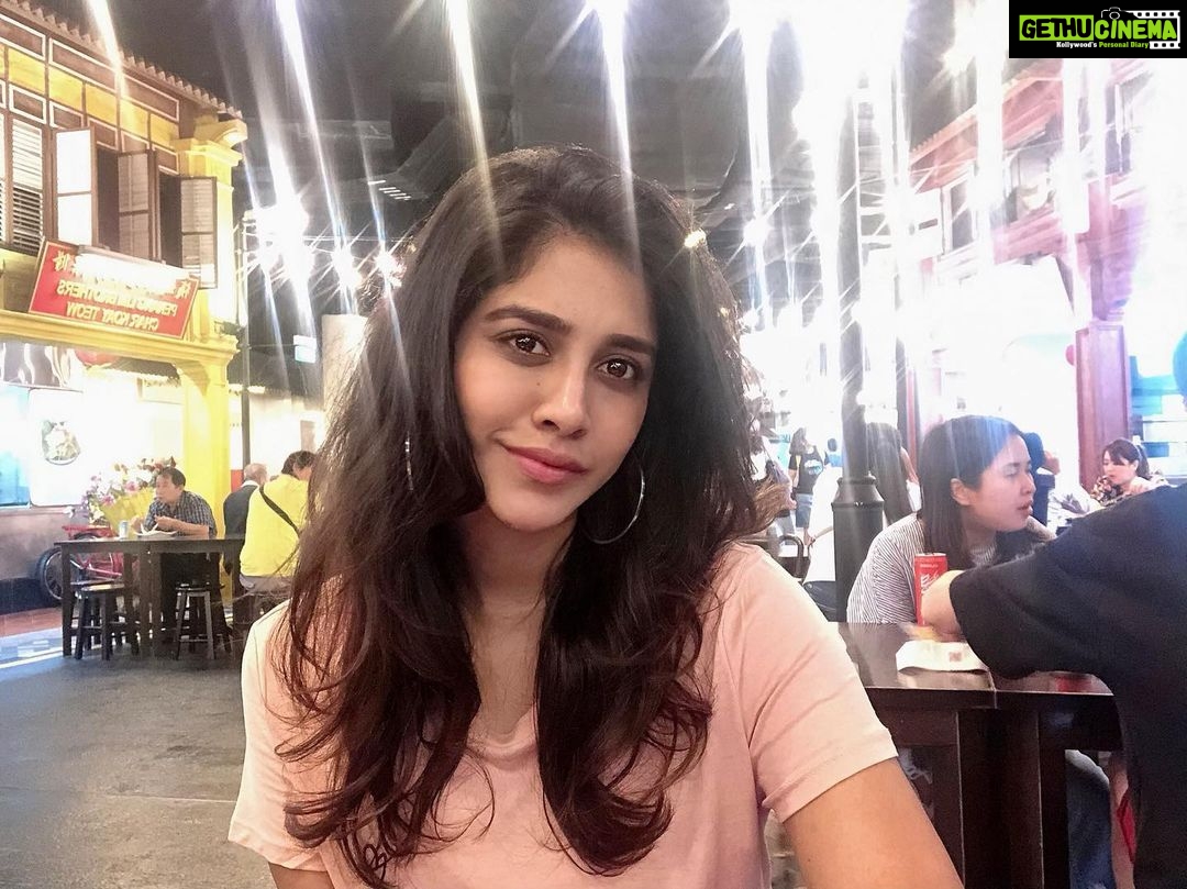 Nabha Natesh Instagram - Which is ur Happy place ? Mine s where they serve food ☺️