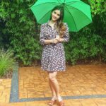 Nabha Natesh Instagram – Rain may interrupt the shoot, not the vibe ☺️