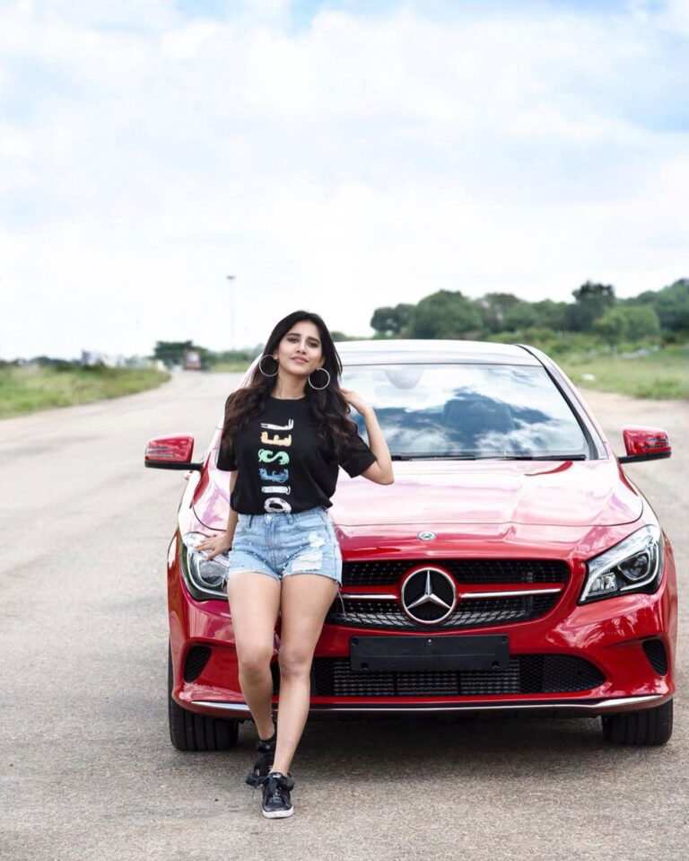 Nabha Natesh Instagram - GRATITUDE!!! to my ONE MILLION insta peeps !! To be able to pick up this sexy ride for myself !!! And to life !! Gratitude and Grateful ❤️❤️❤️❤️❤️❤️❤️❤️❤️❤️ : : : : @bangalore.photographer thankuuu for the lovely pictures ya 📸