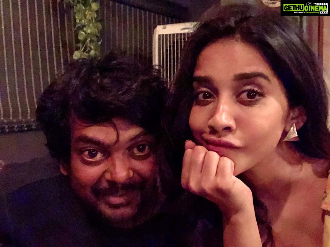 Nabha Natesh Instagram - Wishing my most fav and fav of all @purijagannadh sir a very very happy birthday 😍😍😍😍😍😍😍 #happybirthdaypurijagannadh