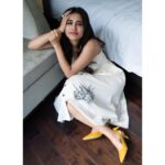 Nabha Natesh Instagram - When u are tired of standing n posing 😜 : : : : : : : : : ; : : Styled by @impriyankasahajananda 🌟 Outfit @yuvikagolilabel 👗 Photography @i_ak_photographer📸 #styledbypriyankasahajananda