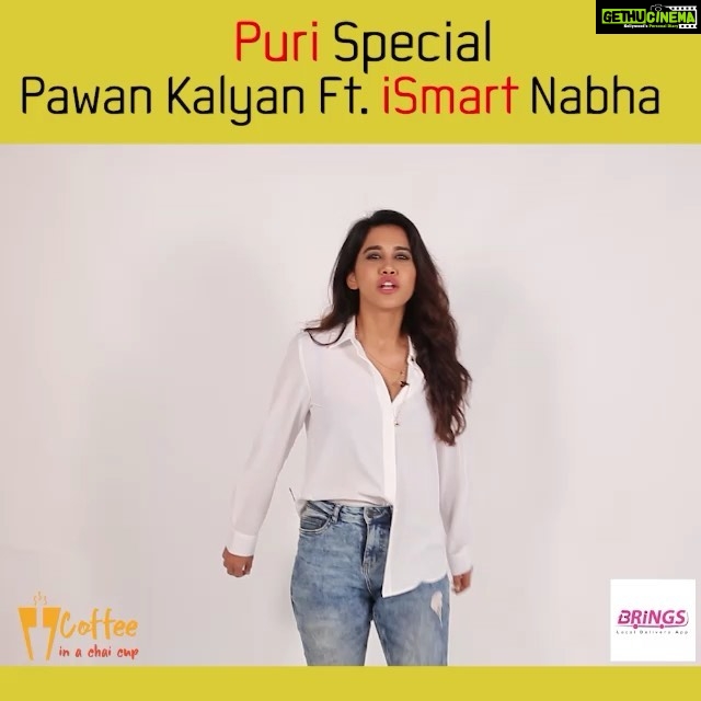 Nabha Natesh Instagram - Here is a dedication to @purijagannadh sir 😍just to say how much we love u . In association with @coffeeinachaicup 😁 There s more u guys . Link in the bio ❤️❤️❤️❤️❤️❤️ #ismartshankaronjuly18th