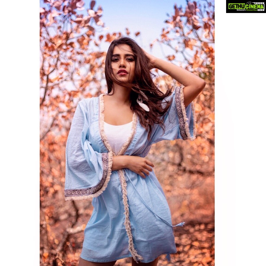 Nabha Natesh Instagram - Like a feather in the breeze!! PC : @mukhin.photo