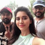 Nabha Natesh Instagram - Delhi rains couldn’t stop the Disco gang from shooting ☺️☺️☺️ #vianand @vijay_binni #discoraja