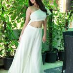 Nabha Natesh Instagram - Coz white is love 💕 : : : : : : : : : : : Styled by @impriyankasahajananda Outfit @trisaradesign Accessories @bellofox Ring @chic_therapy_ Pic : @rajiv.krishna.14 #styledbypriyankasahajananda