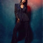Nabha Natesh Instagram - Just a little extra!! 🔥 : : : : : : : : : : Styled by @officialanahita Outfit: ‭‭@elishawadhwaniofficial Accessories: @accessoriesbyanandita Photo: @thewhitedoorstudio