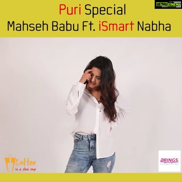Nabha Natesh Instagram - Here is a dedication to @purijagannadh sir 😍just to say how much we love u . In association with @coffeeinachaicup 😁 There s more u guys . Link in the bio ❤️❤️❤️❤️❤️❤️ #ismartshankaronjuly18th
