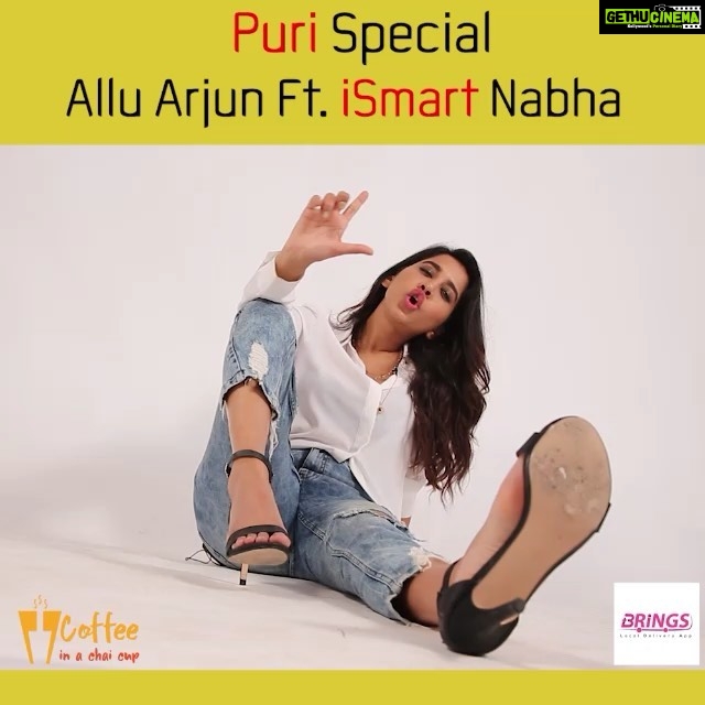 Nabha Natesh Instagram - Here is a dedication to @purijagannadh sir 😍just to say how much we love u . In association with @coffeeinachaicup 😁 There s more u guys . Link in the bio ❤️❤️❤️❤️❤️❤️ #ismartshankaronjuly18th