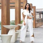Nabha Natesh Instagram - Bringing the stars down to decorate the canvas of my life !!! : : : #ismartshankar promotions Outfit: @gaayaofficial Accessories: @accessoriesbyanandita Shoes: @aldo_shoes Pic: @i_ak_photographer Styled by @officialanahita