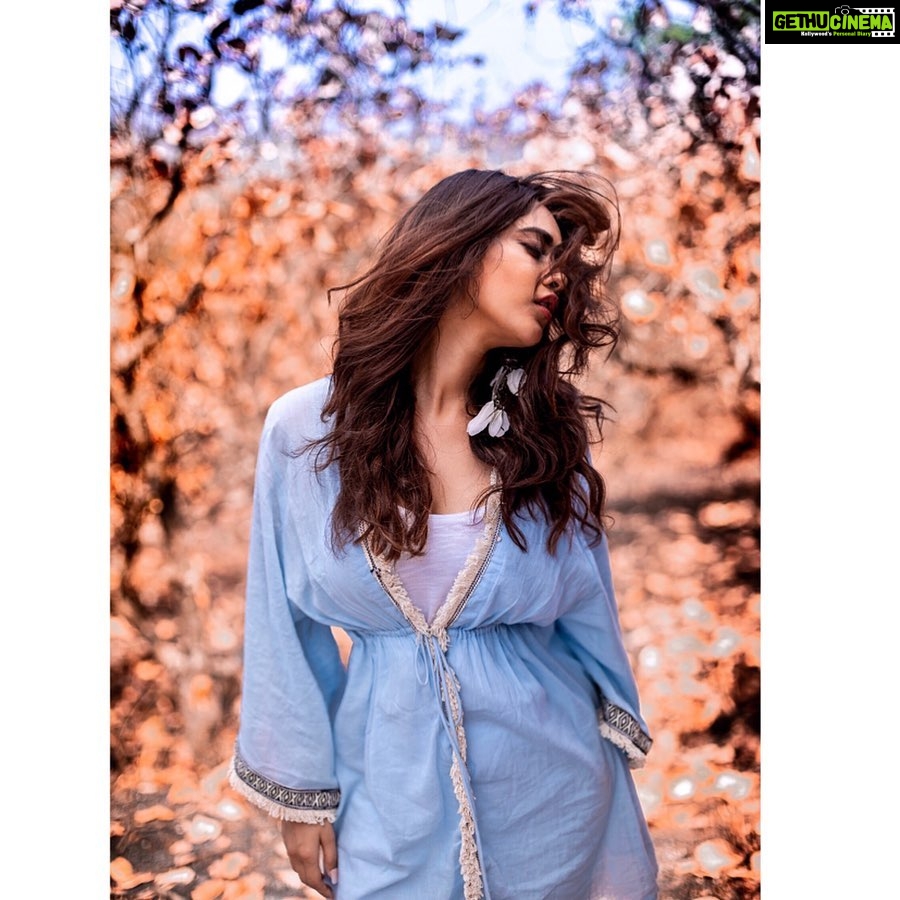 Nabha Natesh Instagram - Like a feather in the breeze!! PC : @mukhin.photo