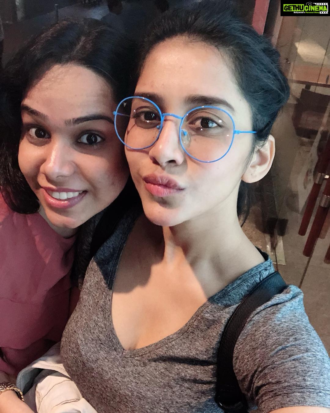 Nabha Natesh Instagram - Cuckoo-ing around with this one 🥰 @iprisha13 . Miss ya already 😒 Mumbai, Maharashtra