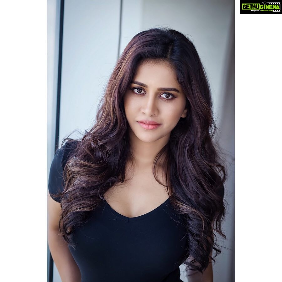 Nabha Natesh Instagram - The one with the stare !! . . . . . . PC: @chandanaphotography #nabhanatesh #nabha