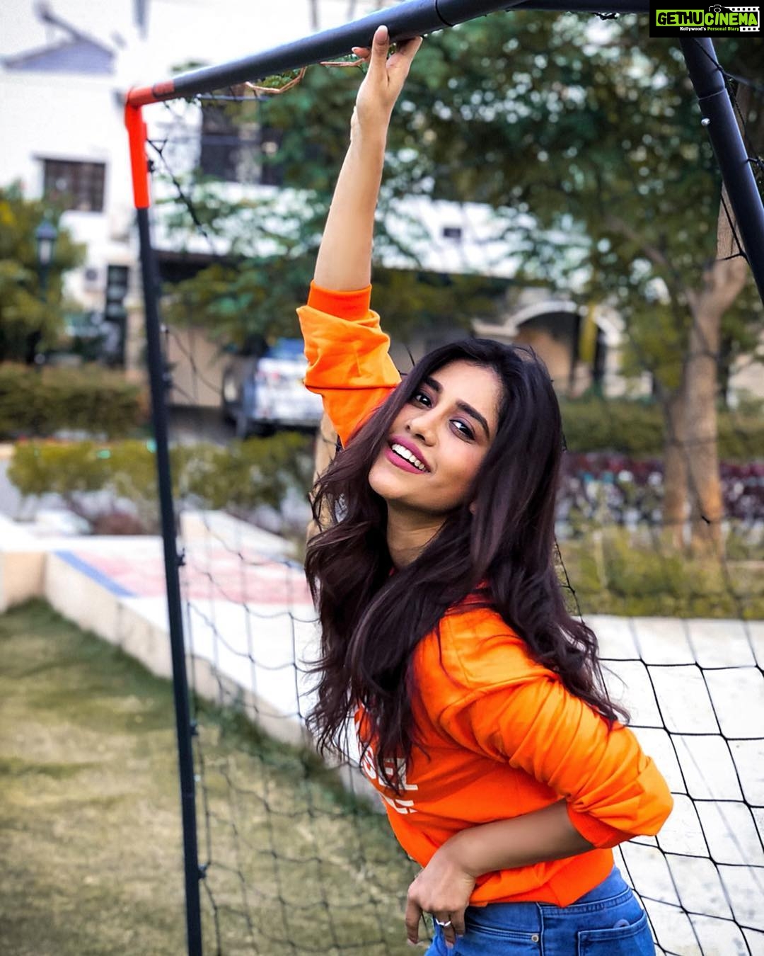 Nabha Natesh Instagram - Would have worn my shoes if I was keen to play 😬u do the math !