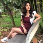 Nabha Natesh Instagram - I clearly haven’t gotten over summer yet😬🤪 . . . . #nabhanatesh #summerfeels #sandalwood#ootd#bangalore#tollywood #nabha#actor#okbye