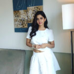 Nabha Natesh Instagram - Had an amazing time at the pre-release tour of #nannudochukunduvate in Rajahmundry . Thanku for the overwhelming response. Wearing this cute little white dress by @savitha_reddy ❤️ #nannudochukunduvateonsep13th