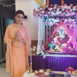 Naira Shah Instagram – Ganesh Chaturthi 2k19!.. 💓💓!. Thank you Bappa for everything!. Really blessed to bring you home and for having such lovely friends!.. 💓#happy#peace#blessed#bappamorya#2k19#bestever