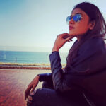 Naira Shah Instagram - Hear the breezeeeee!! #vizag#tollywood #promotions#tollywood#eee#22nd#2k17#nairashah...wait for me😎🌟🌟🌟🌟🌟🌟 Novotel Visakhapatnam Varun Beach