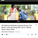 Naira Shah Instagram – My 2nd song of the movie #eee!!.. it called amma!! A song dedicated to moms especially indian moms…. u can feel the emotion!! N i m sure u will fall in love with this special track released by the god of music in INDIA!! A.R Rahman sir!!! Enjoy! N dont forget to like and share if u like it😍❤!! The mom anthem!! #eee #tollywood.. Kiran Shah mummy i love u! Will make u more proud 😘😘! My life my mommy😘… #proudmoment Hyderabad