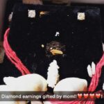 Naira Shah Instagram - Solitaire earings! Gifted by mom!😍😍😍😍😍!! I love u shoo much!! #soblessed#diamonds#my#fav!! I dont need a guy! When i hav such a lovely cool mom!! Love uu!💃🏽💃🏽💃🏽😘😘 Mumbai, Maharashtra