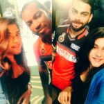 Naira Shah Instagram - Rcb shoot!! Banglore!loved meeting them #shoot#rcb#viratkohli#gayle#candid#fun#add#ipl#banglore#likes#follows#instalove#instapic#cute#followme The Ritz-Carlton, Bangalore