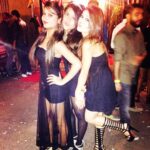Naira Shah Instagram - #halloween#we#three#trio#devil#angel#cat#somuchfun#posers#beauties#black#favourite#party#till6am#insane#likes#follow#instalove#iphonegraphy