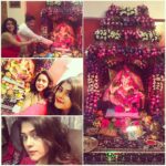 Naira Shah Instagram - Gannuji at my place!😍*lovestruck* #ganapati#bappa#morya#peacefull#excitement#love#worship#family#lovedem#pretty#sweettooth#will#miss#you#instalove#likes#follow#iphonegraphy😍✌🏼️ #festivity#the#king