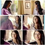 Naira Shah Instagram - Stills from my add!. #britannia#sugarfree#biscuits#tvc#chubby#look#cuteness#happyme#follow4follow#follow#likes4likes#likesforlikes#likes#viral#add