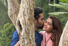 Nakshathra Nagesh Instagram - I just had to! This song is just 😍 thank you for a happy life that makes every romantic song out there sound extra beautiful Raghav ❤️🧿 @sonymusic_south #theethiriyaai #brahmastra