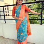 Nakshathra Nagesh Instagram - Love you girls @srinivi_collectionz ❤️ @abarnasundarramanclothing #beingsaraswathy #tamizhumsaraswathiyum