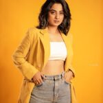 Namitha Pramod Instagram - 🍋 Shot by : @yaami___ Styling & Attire : @stylingbyafsheenshajahan Hair & Make-up : @neethu_makeupartist Accessories: @amorettestore.in Studio : @maxxocreative Assisted: @amaykrishna