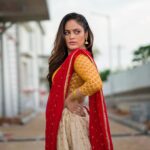 Nandita Swetha Instagram - It is what it is! . Styled by @smitha_designer @aarushireddylabel Hairstyle @mold_by_akhil Asst @thiru_kshtriyas . #halfsaree #dhee14 #danceshow