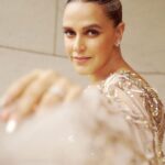 Neha Dhupia Instagram - Shine ✨ on … . . . . . . . . Outfit @saeedmalas_ Jewellery @anmoljewellers Styled by @aasthasharma @wardrobist Make up @sonicsmakeup @amehra167 Hair @artistpoonamsolanki 📸 @kapilcharaniya @thakkerrishi