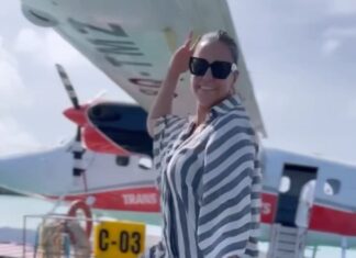 Neha Dhupia Instagram - Taking us to all the right places …. #mumbai 🇮🇳 to #maldives 🇲🇻 #touchdown . . . . . . . @transmaldivian #TransMaldivian #TravelConfidentlywithTMA #TMAExperience @oneaboveglobal @urvashikaur @nasher_miles 🇲🇻🇮🇳