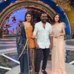 Nikki Tamboli Instagram - #vedika #oviya #raghavalawrence #kanchana3 🌺 @suntv