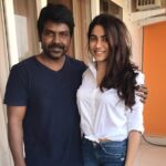 Nikki Tamboli Instagram - 🙏🏻#kanchana3 #19thapril ❤️ can’t wait 😉 #nikkitamboli #ragahavalawrence #muni4 Chennai, India