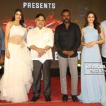 Nikki Tamboli Instagram - #shakeyobody #kanchana3 few stills from today’s pre release event of Kanchana3 in Hyderabad 🙏🏻#19thapril release world wide #nikkitamboli#nikkitambolifansclub