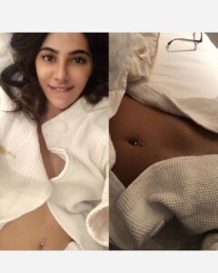 Nikki Tamboli Instagram - On#hugedemand#aselfie #bellypiercing 😉 Chennai, India