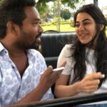 Nikki Tamboli Instagram – Spreading some laughter with my makeup artist baabu he is so funny 😂 #shootingspot #bestmakeupartistever 💖#funtimebeforeshooting