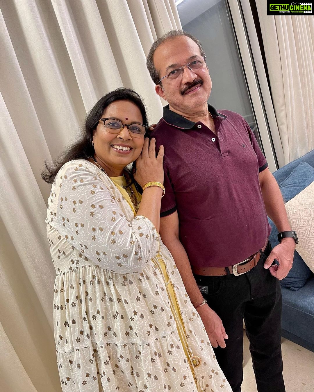Nikki Tamboli Instagram - You two have always been the pillars that held our lives. Today we celebrate the day that you two joined your hearts together forever. Happy anniversary mummmmmmaaaaaaa papaaaaaaa ❤️❤️❤️❤️❤️ . . #family #love #happyanniversary #togetherforever