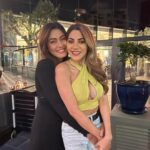 Nikki Tamboli Instagram - When Dubai makes us meet, we know the city is going down with our madness ! 👯‍♀️❤️ . . . #nikkitamboli #sanamaqbool #dubai #dubailife #madness