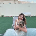 Nikki Tamboli Instagram - My new baby flipper 🐶 😜 . . . . . #dubai #dubailife Dubai United Arab Emirates
