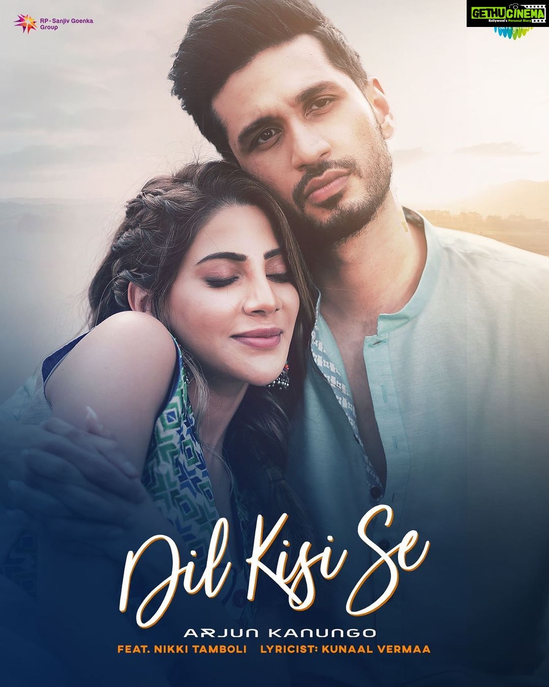 Nikki Tamboli Instagram - Love has its own language.. ♥️ #DilKisiSe Out on 9th September on Saregama Music YouTube Channel 🎵 @nikki_tamboli @arjunkanungo @kunaalvermaa #Saregama #Love #LoveStory #LoveIsLove #Lover #LoveForever #NewSong #NewRelease #LoveSongs #LoveLife #ArjunKanungo #NikkiTamboli #KunaalVermaa