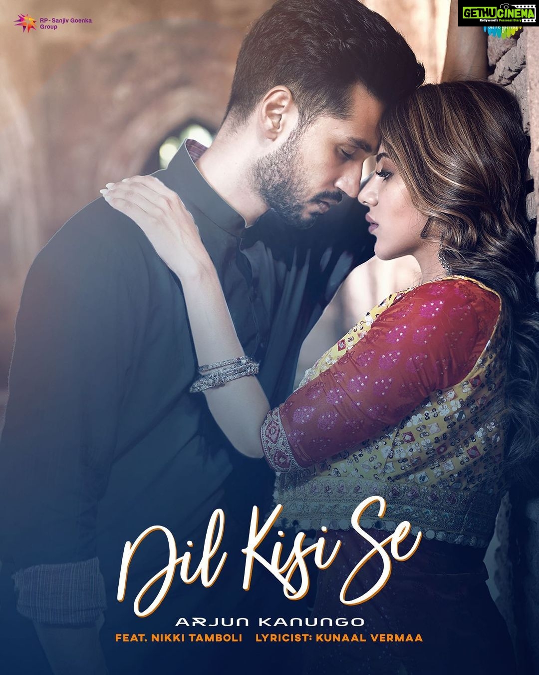Nikki Tamboli Instagram - Love is looking into your eyes … ♥️ Stay Tuned, 9th September ⏰ @nikki_tamboli @arjunkanungo @kunaalvermaa @saregama_official #Saregama #DilKisiSe #Love #LoveStory #LoveIsLove #Lover #LoveForever #NewSong #NewRelease #LoveSongs #LoveLife