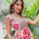Nikki Tamboli Instagram - My darling brother, I know You are not with me but today, on the auspicious occasion of Raksha Bandhan, I just want to tell you that you are my world and being your sister is an honour to me. #happyrakshabandhan👫 #missyou #nikkitamboli . . . . . Wearing: @gopivaiddesigns Earings: @bloombysushmita_