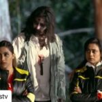 Nikki Tamboli Instagram - #Repost @colorstv Fact: @nikki_tamboli ko sirf reptiles se nahi, bhoot se bhi darr lagta hai. 🤪 Dekhiye Khatron Ke Khiladi Season 11, har Sat-Sun, raat 9:30 baje sirf #Colors par. #KKK11 Anytime on @voot. Stylist @stylebysaachivj